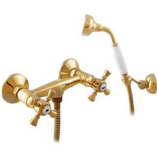 Смеситель для душа Rav Slezak Morava Retro MK380.5/2Z золото